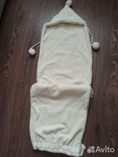 Новый вязаный конверт для новорожденного