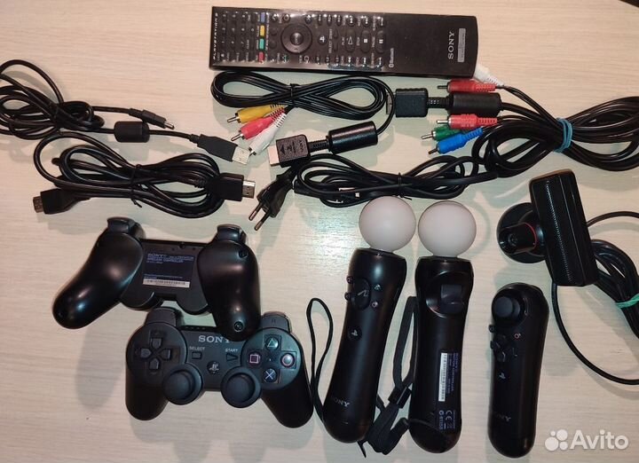 PS3 Геймпады Мувики Кабели