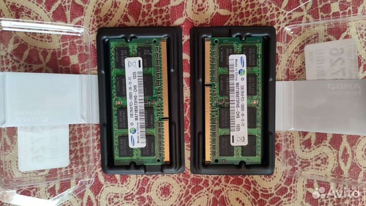 Оперативная память Samsung ddr3 для ноутбука