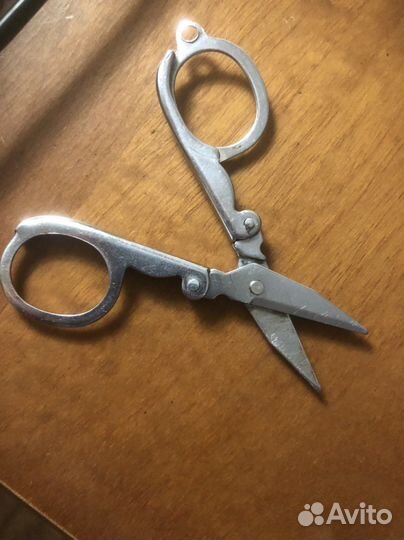 Маникюрные ножницы СССР складные брелок