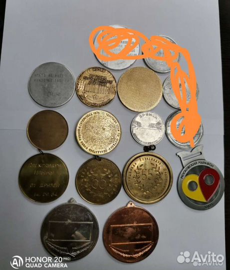 Медаль настольная СССР