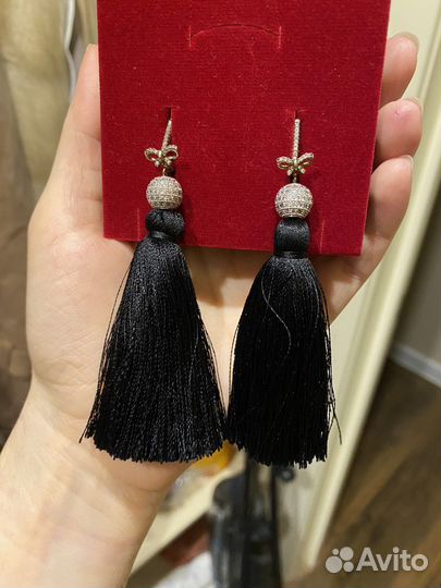 Серьги кисточки
