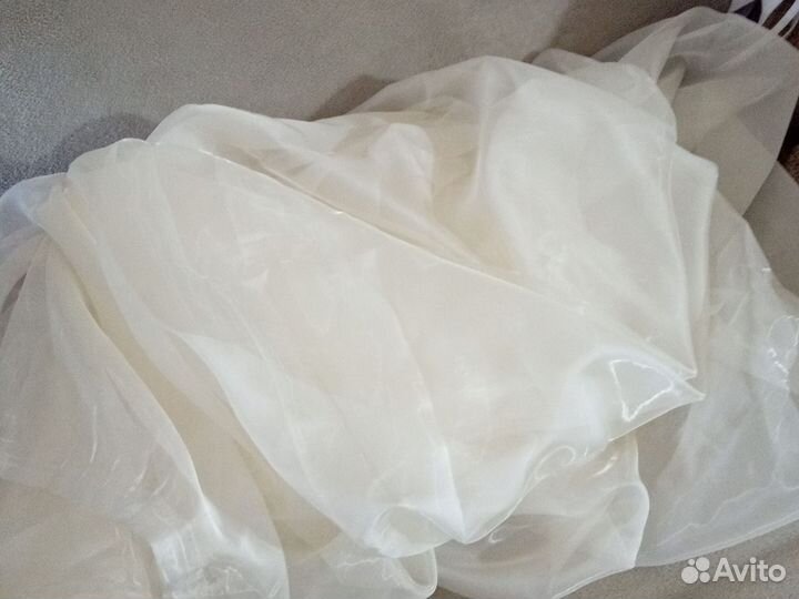 Тюль. Цвет крем 3,20м