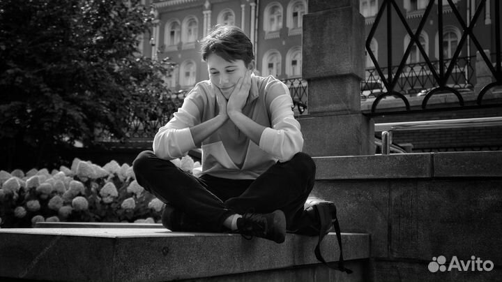 Бесплатная фотосессия в городе с собакой