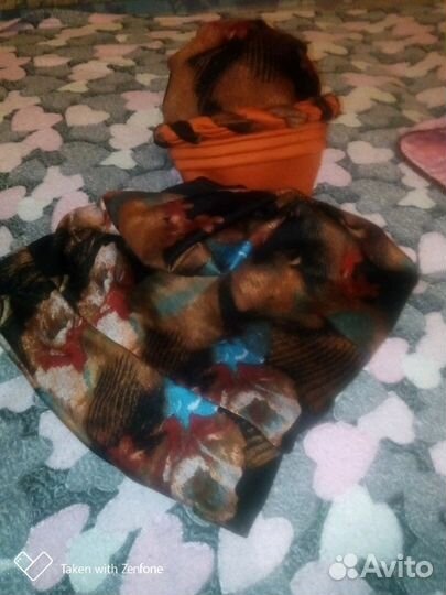 Комплект шапка и шарф(снуд)