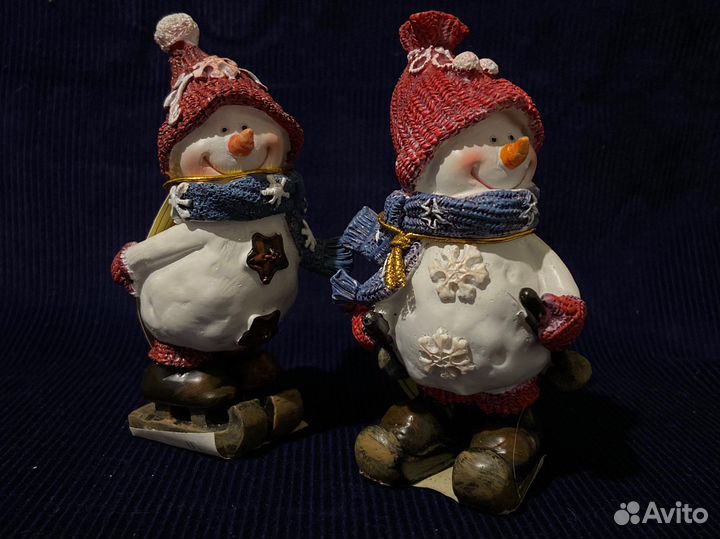 Дед мороз,Санта клаус,Снеговик,фигурка сувенир