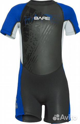 Детский короткий гидрокостюм для жаркой погоды Tad