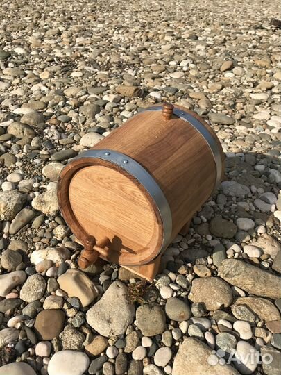 Бочка дубовая 15 литров (жбан кавказский дуб)