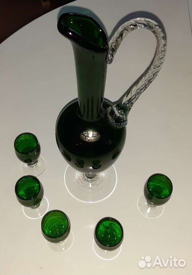 Штоф с рюмками Гусь-хрустальный завод