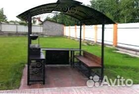 Мангал С печкой под казан