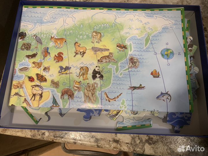 Пазл djeco животные мира