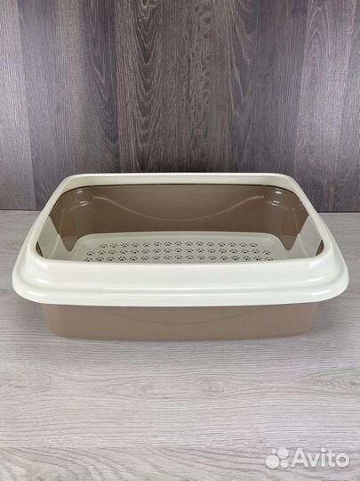 Туалет/лоток для кошек с сеткой Догман Триплекс