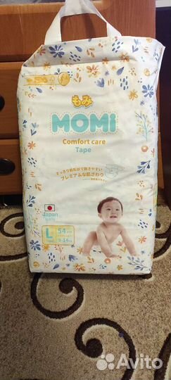 Подгузники momi японские L (памперсы детские )