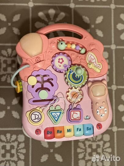 Ходунки детские, каталка 3в1, музыкальный столик