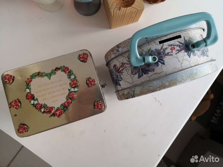 Металлические коробочки, корзинки