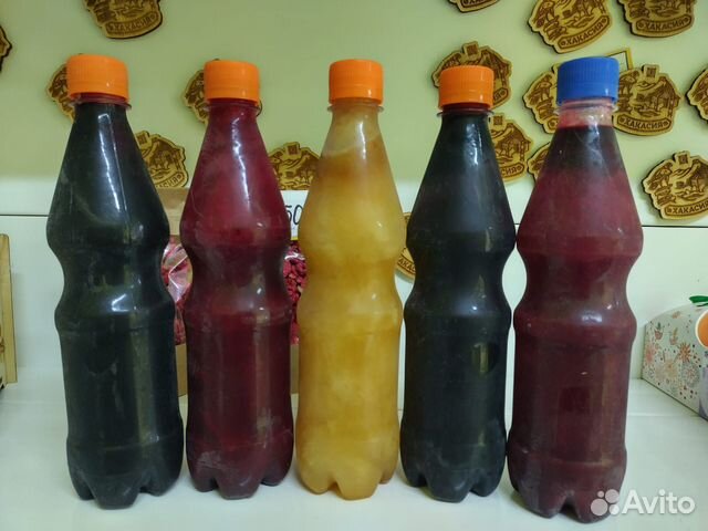 Сок натуральный (жимолость, калина, облепиха)