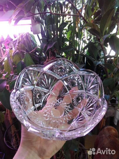 Хрустальная салатник/конфетница