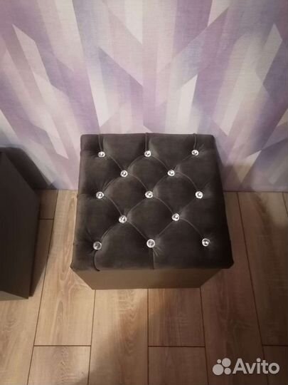 Банкетка пуфик в наличии я ящиком для хранения