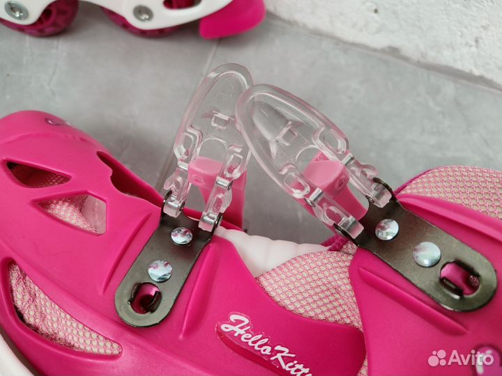 Ролики Hello Kitty для девочки раздвижные
