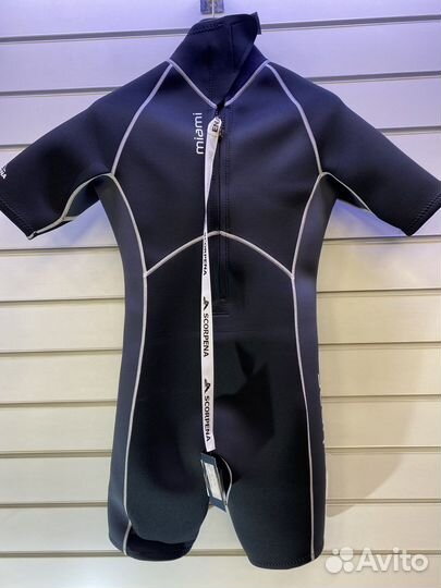 Гидрокостюм короткий Scorpena Miami-2 grey 3mm