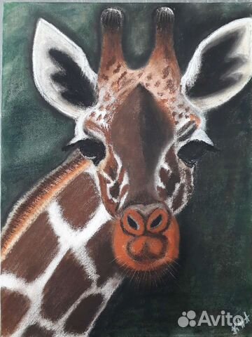 Картина на холсте 30х40, пастель