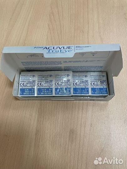 Линзы 1-day acuvue TruEye -5,75