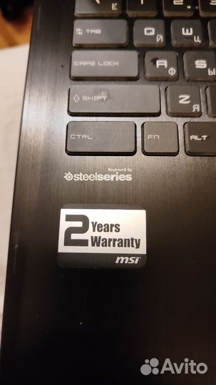 Игровой ноутбук msi