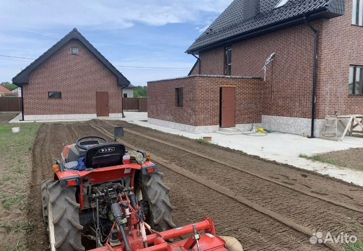 Благоустройство участка, газон, покос, вспашка