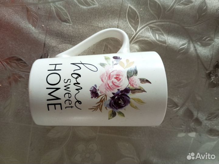 4 тарелки и бокал 370 мл