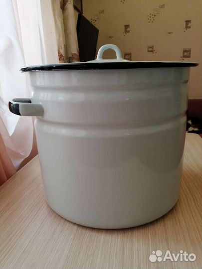 Кастрюля бак эмалированная 24 литра