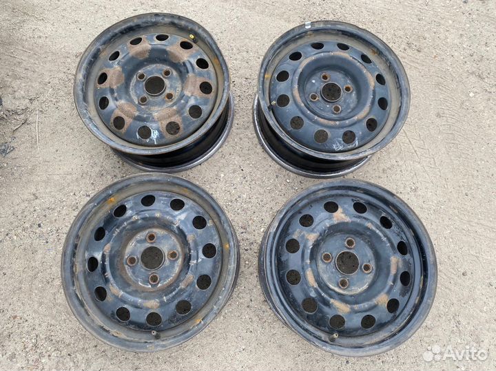 Диски штампы R15 Hyundai Solaris 1,2 Kia Rio 3,4