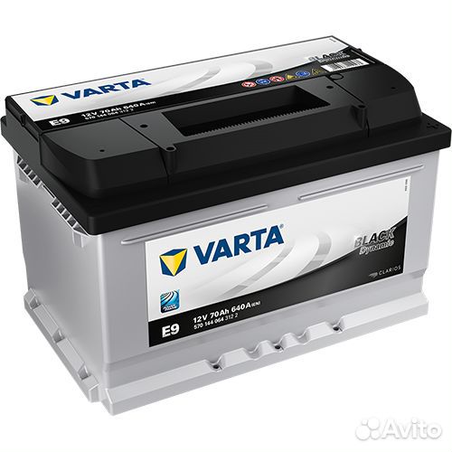 Аккумулятор 70Ah Varta 640A Е9 низкий обратный