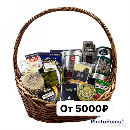 Подарочные корзины с деликатесами