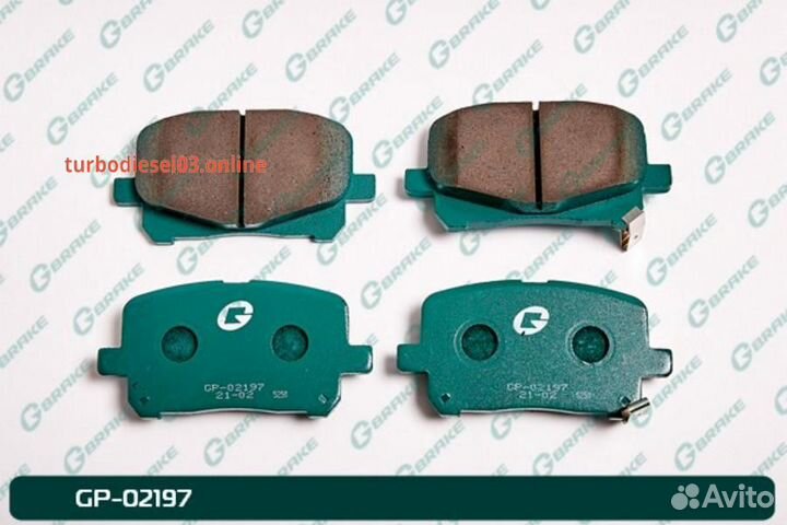 Колодки G-brake GP-02197 GP02197 G-brake