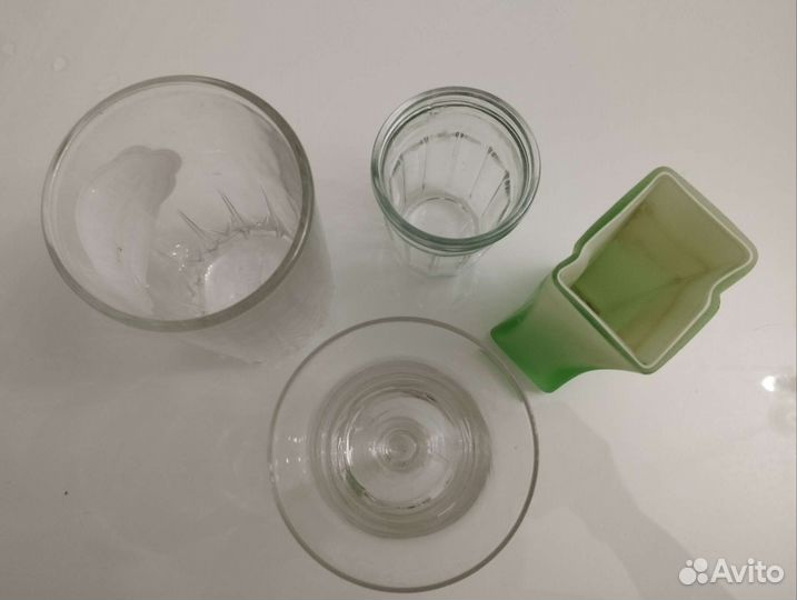 Кружка пивная, стеклянная утварь