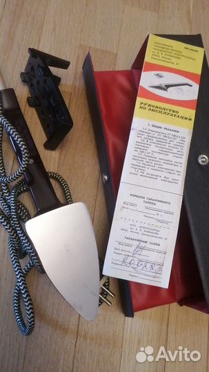 Электрический утюжок дорожный СССР