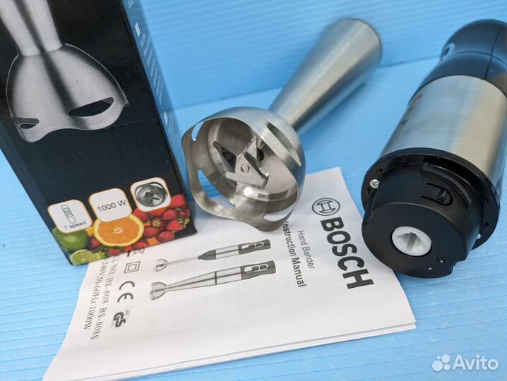 Блендер Bosch погружной 1000вт 2 скорости