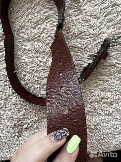 Ремень кожаный