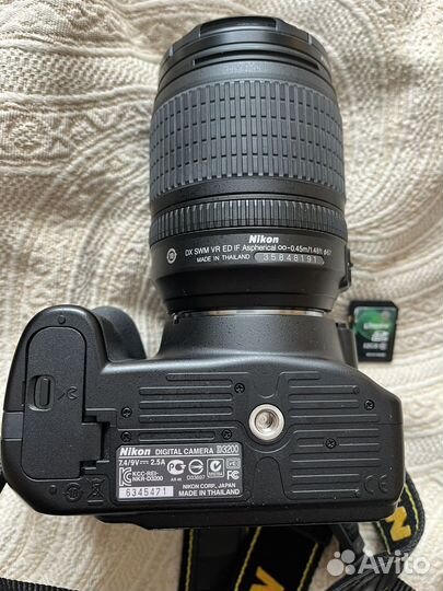 Зеркальный фотоаппарат nikon D3200