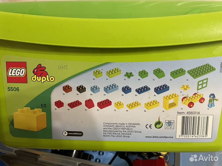 Lego duplo набор с контейнером