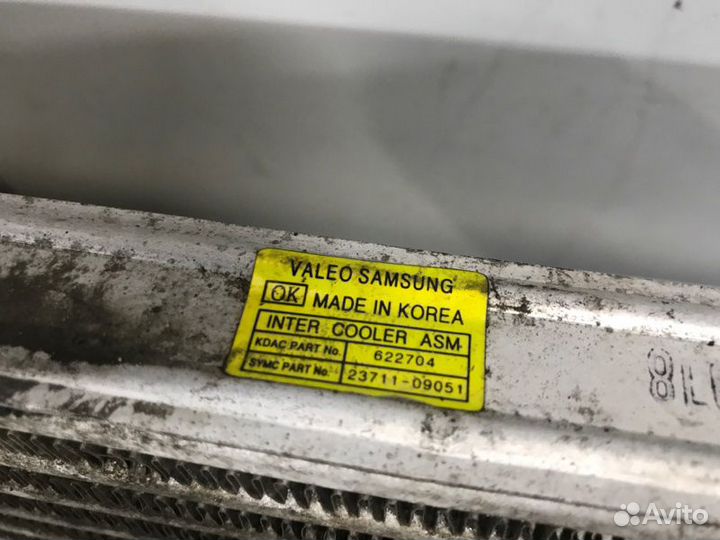 Интеркулер Ssang Yong Actyon Sport 2006