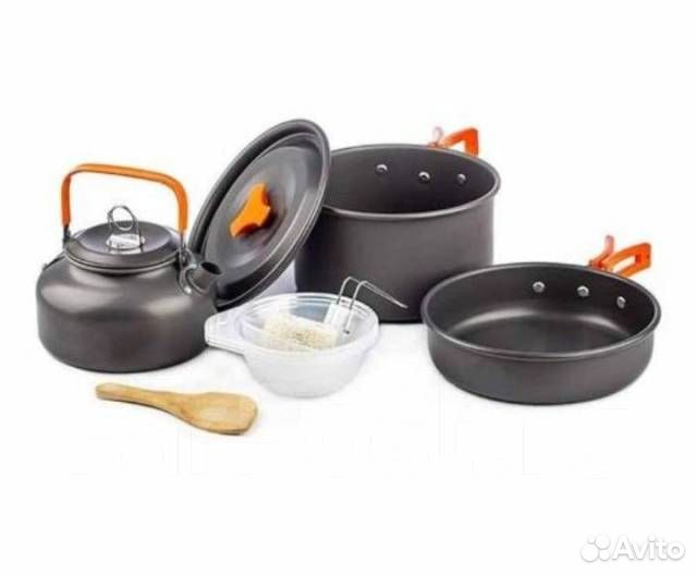 Набор посуды для пикника с чайником DS308