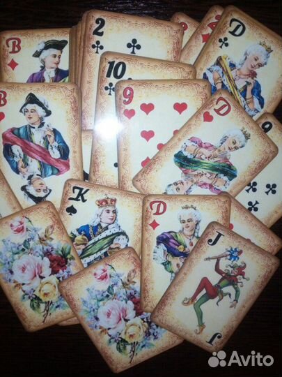 Гадальные игральные карты, 36 карт в колоде