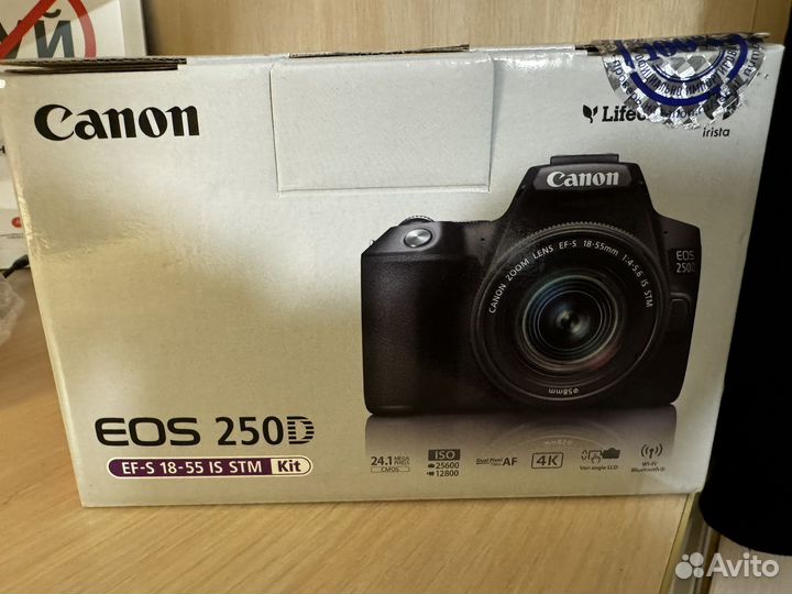 Зеркальный фотоаппарат Canon EOS 250D