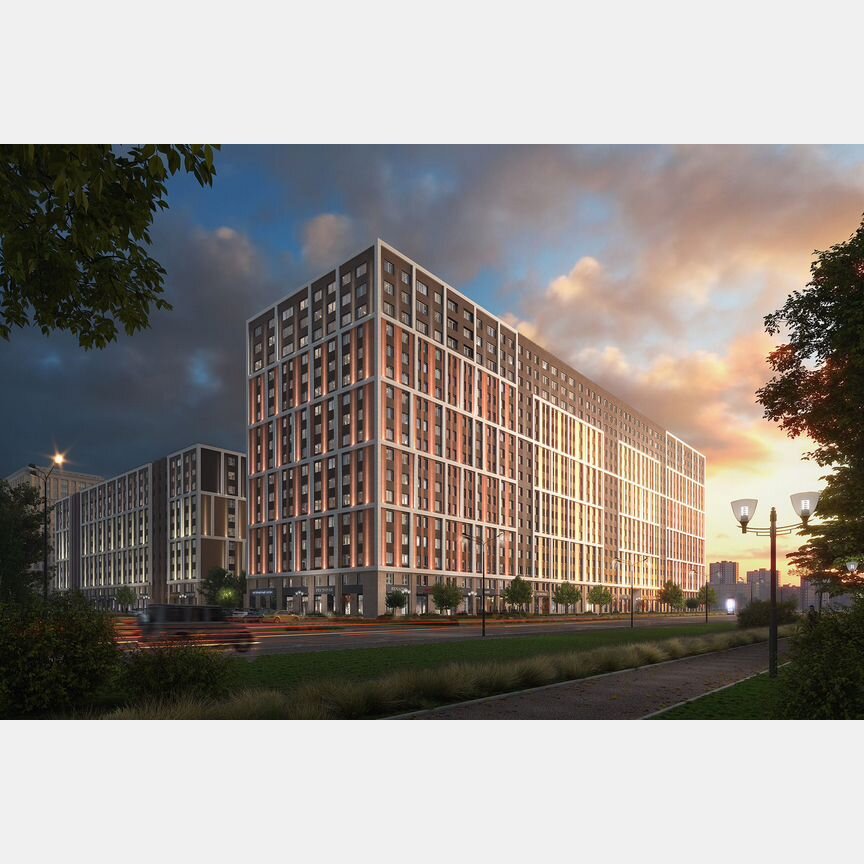 3-к. апартаменты, 74,1 м², 12/17 эт.