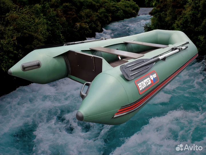 Лодка Хантер 320Л. Длина 3.2 м Полная комплектация