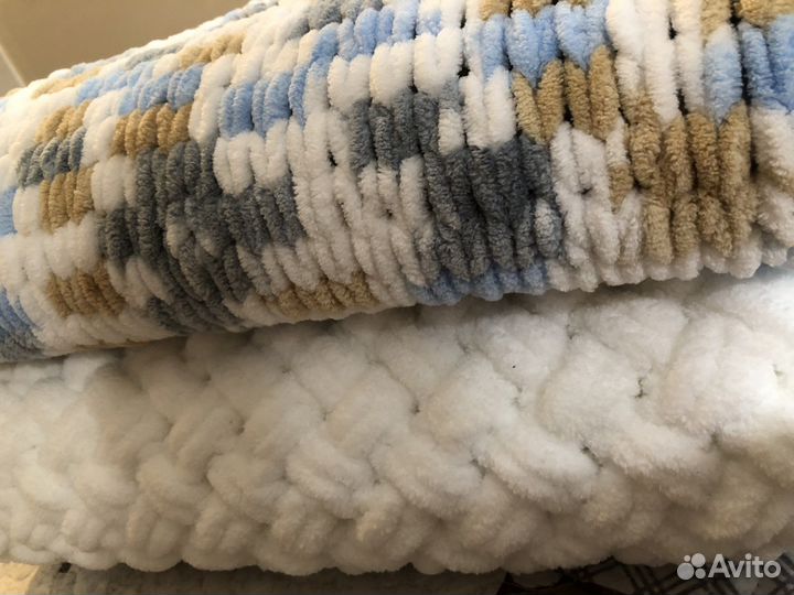 Вязанный плед