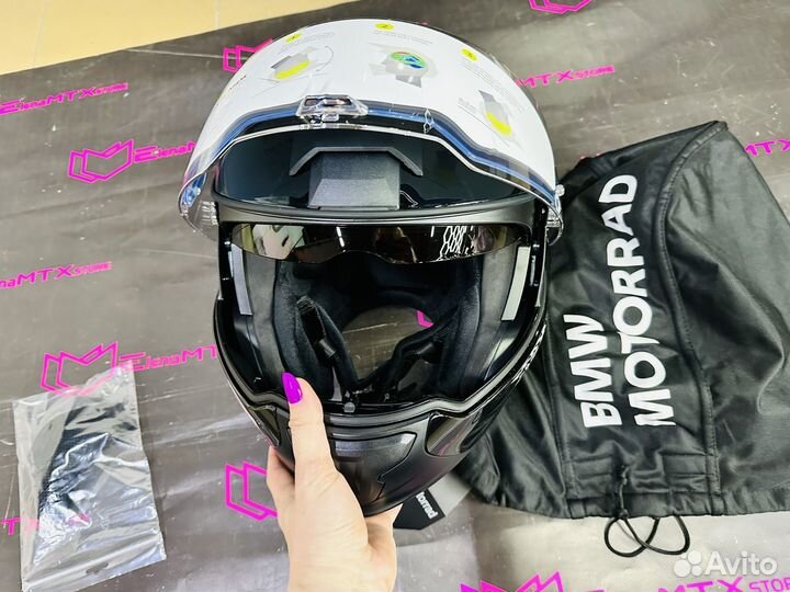 Мотошлем BMW Motorrad System 7 Carbon Evo, Black