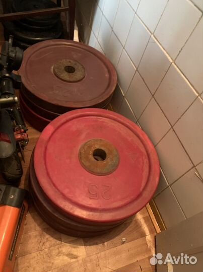 Блины для штанги по 25 кг
