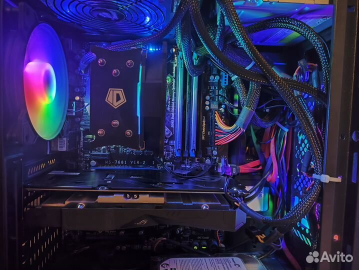 Игровой пк intel core i7/gtx 1050ti/16ram/ssd